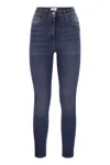 Elisabetta Franchi Women's Stretch Cotton Skinny Jeans In Denim