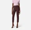 Elisabetta Franchi Women's Trousers  Pa07751e2 6 In Burgundy