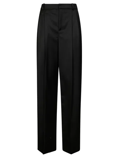 Elisabetta Franchi Women's Wool Trousers - Fall/winter 2025 In Black