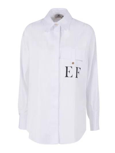Elisabetta Franchi Womens Blouse In White