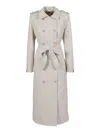 Elisabetta Franchi Croc-embossed Coat Featuring Belted Waist In White