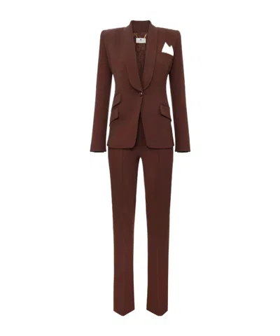 Elisabetta Franchi Womens Suit In Crêpe Fabric