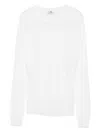 Elisabetta Franchi Wool Blend Crewneck Sweater In White