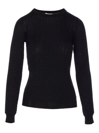 ELISABETTA FRANCHI ELISABETTA FRANCHI WOOL BLEND CREWNECK SWEATER