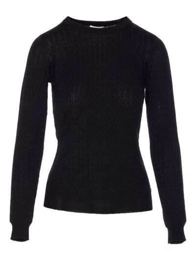 ELISABETTA FRANCHI ELISABETTA FRANCHI WOOL BLEND CREWNECK SWEATER