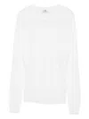 Elisabetta Franchi Wool Blend Crewneck Sweater In White