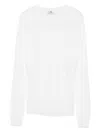 Elisabetta Franchi Wool Blend Crewneck Sweater In White