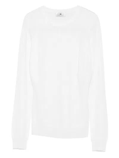 ELISABETTA FRANCHI ELISABETTA FRANCHI WOOL BLEND CREWNECK SWEATER