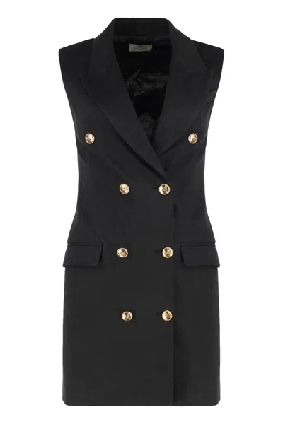 ELISABETTA FRANCHI ELISABETTA FRANCHI WOOL-BLEND DRESS