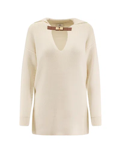 ELISABETTA FRANCHI WOOL BLEND SWEATER