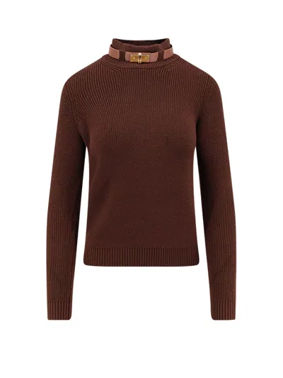 ELISABETTA FRANCHI WOOL BLEND SWEATER