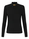 Elisabetta Franchi Wool Blend Sweater In Black