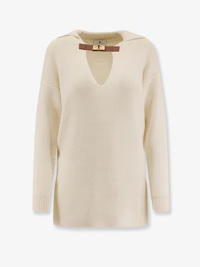 ELISABETTA FRANCHI WOOL BLEND SWEATER