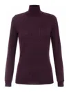 Elisabetta Franchi Wool Blend Turtle-neck Sweater In Red