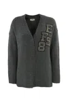 Elisabetta Franchi Sweater  Woman Color Grey In Steel Melange