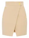 Elisabetta Franchi Wrap-front Utility Skirt In Neutral