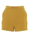 Elisabetta Franchi Yellow Shorts