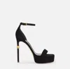 Elisabetta Franchi 130mm Platform Stiletto Sandals In Black