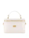 Elisabetta Franchi Zip-around Make-up Bag In Neutral