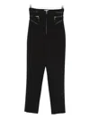 Elisabetta Franchi Zip-fastening Trim-detail Trousers In Black