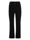 Elisabetta Franchi Tailored Black Trousers With Flared Leg In Black