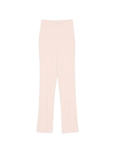 Elisabetta Franchi Zip-fastening Trousers In Pink