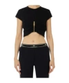 Elisabetta Franchi Zip Short In Black