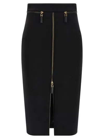 ELISABETTA FRANCHI ELISABETTA FRANCHI ZIP SKIRT