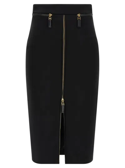 ELISABETTA FRANCHI ELISABETTA FRANCHI ZIP SKIRT