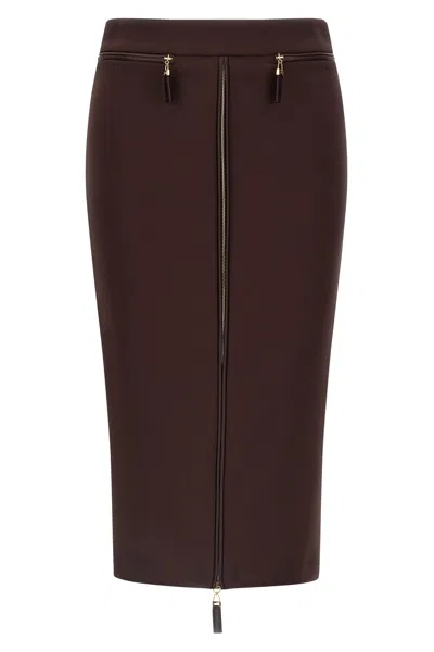 ELISABETTA FRANCHI ZIP SKIRT