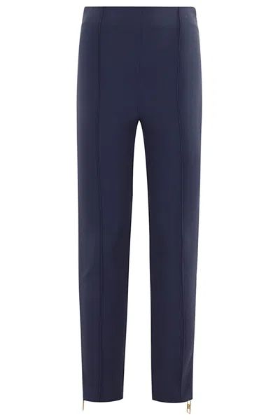Elisabetta Franchi Straight-leg Trousers In Blue