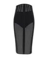 Elisabetta Franchi Events Tulle Midi Skirt In Black