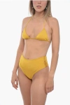 Elisabetta Sammarco Solid Color Triangle Bikini With High Cut