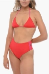 Elisabetta Sammarco Two-tone Triangle Bikini With High Cut