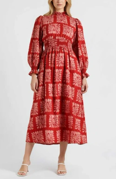 Elisamama Abike Dress In Red