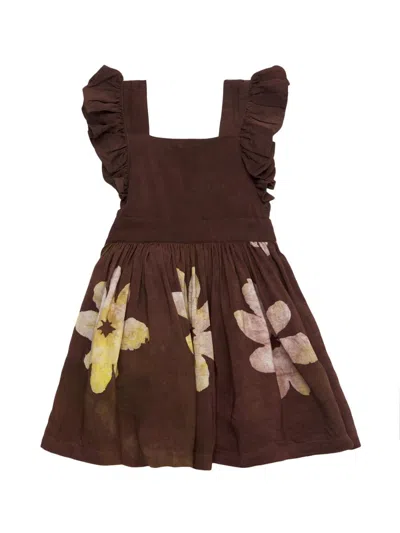 Elisamama Baby Girl's, Little Girl's & Girl's Elisa Floral Dress In Brown