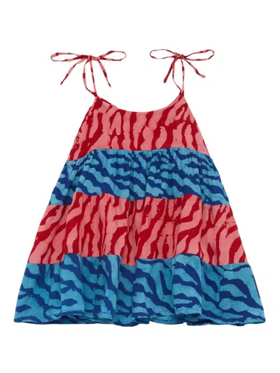 Elisamama Baby Girl's, Little Girl's & Girl's Tito Printed Colorblock Dress In Multi