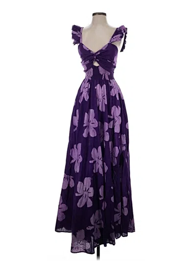 Pre-owned Elisamama Cocktail Dress In Purple