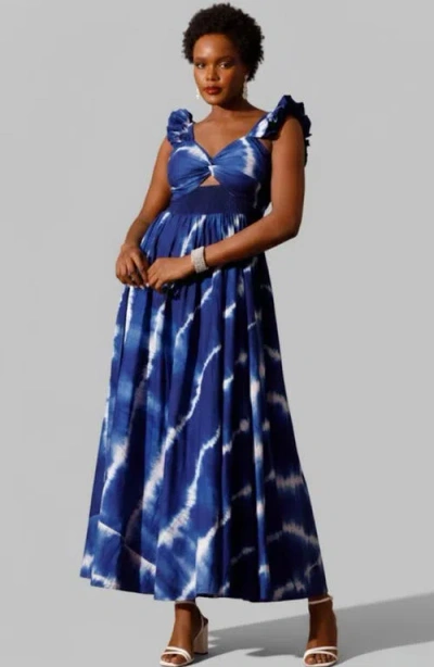 Elisamama Ibukun Dress In Blue