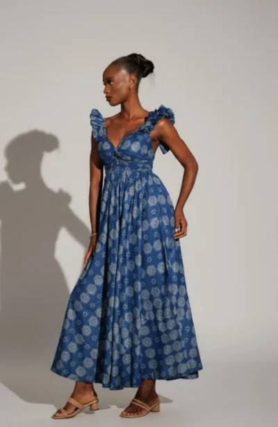 Elisamama Ibukun Dress In Blue