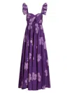 ELISAMAMA WOMEN'S IBUKUN RUFFLED FLORAL MAXI DRESS