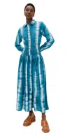 Elisamama Zuri Dress Blue In Blue