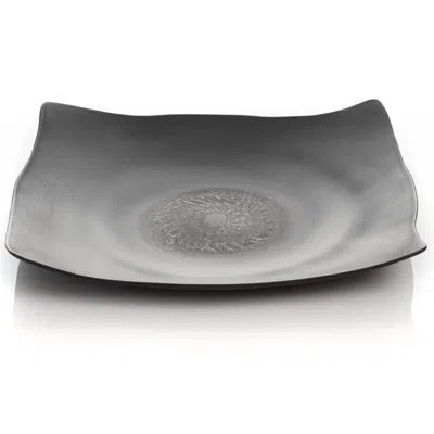Eliská Black / Grey Anthracite Serving Platter - Large In Gray