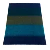 Eliská Blue Large Mohair Shaded Throw In Midnight In Blue