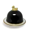 Eliská Butter Dish With Canard - Black In Black