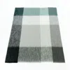 Eliská Green / Black / Grey Large Mohair Abstract Throw In Almond In Green/black/grey