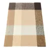 Eliská Large Mohair Abstract Throw In Parchment In White