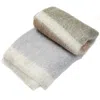 Eliská Neutrals Large Mohair Throw: Prism