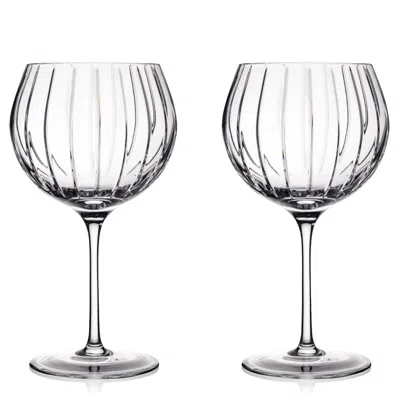 Eliská Pair Of Crystal Copa Gin Glasses