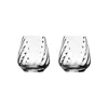 Eliská Pair Of Crystal Fresh Tumblers In Transparent